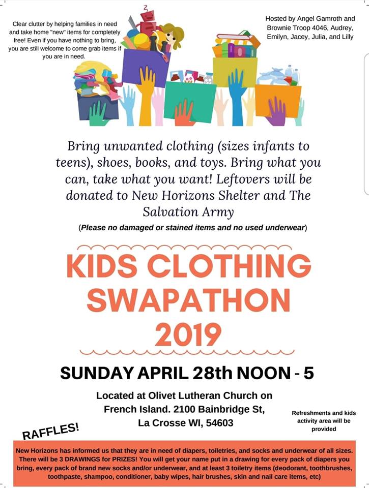 EARTH DAY KID'S CLOTHING SWAP - Z93