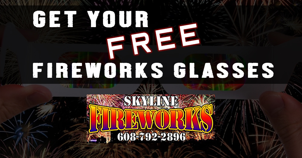 GRAB YOUR FREE 3D FIREWORKS GLASSES AT SKYLINE FIREWORKS! - Z93