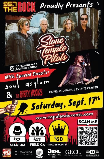 STONE TEMPLE PILOTS & SOUL ASYLUM AT COPELAND PARK - Z93