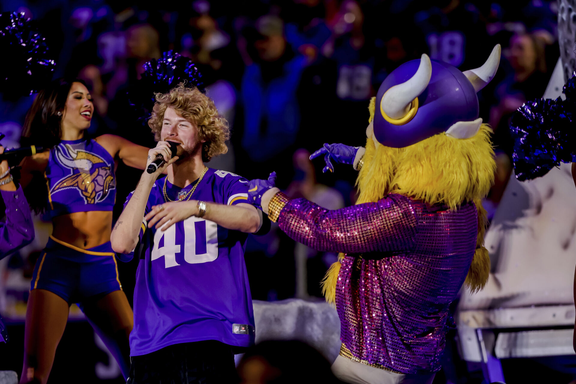 Yung Gravy Performs Prior To Vikings-Patriots