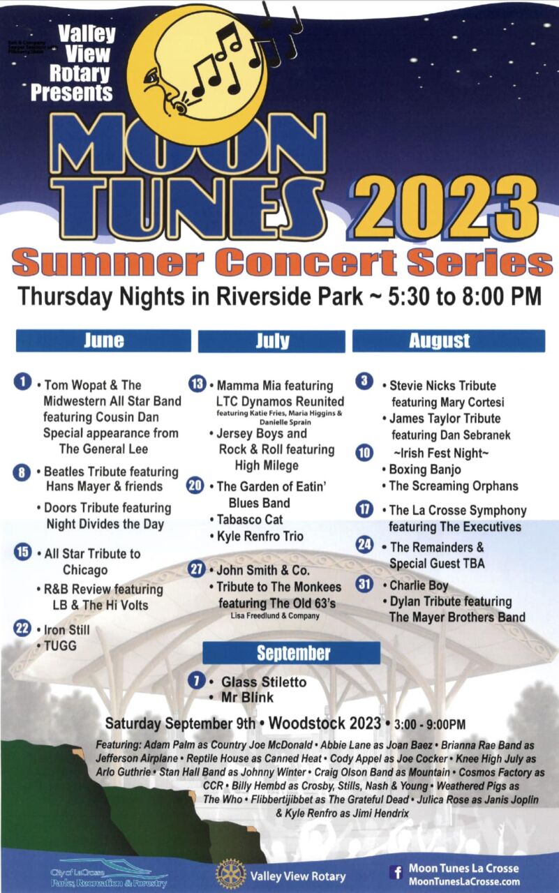 'MOON TUNES' SUMMER CONCERT SERIES IN RIVERSIDE PARK Z93